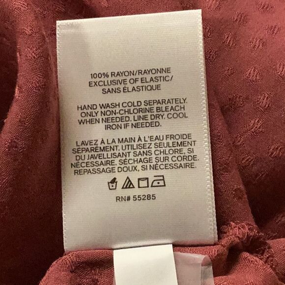 Express Rose Colored Blouse - Picture 5 of 5